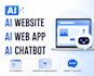 do ai website development, ai web application, ai software and chatbot