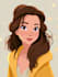 create a disney cartoon illustration