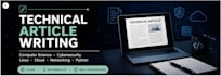 write technical articles about technology and cybersecurity