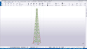 create telecom tower ga, shop drawings and 3d model in tekla