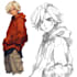 draw a character in manga style