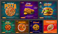 restaurant food social media post design