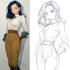 draw a manga character design