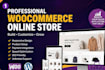 build a professional woocommerce online store