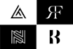 design creative initial letter monogram logo