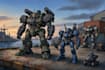 design sci fi mecha and robot concept art