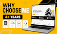 redesign or recreate your wordpress website with elementor pro