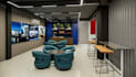 render 3d car dealership, luxury auto showroom, interior design, walkthrough,cgi