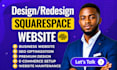design squarespace website, squarespace redesign, squarespace design