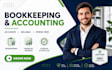 do US accounting and bookkeeping using quickbooks online, xero, wave