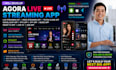develop tiktok clone live streaming app music app social chat app streaming app