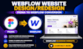 build webflow business website design webflow redesign figma to webflow website