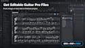 convert image or text tabs to editable guitar pro gpx file