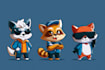 design unique mascot cartoon logo design, cartoon character