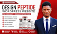 design peptide wordpress website fda compliant peptide research peptide store