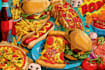 make a high quality culinary food pop art