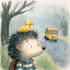 draw children book illustration and children book illustration