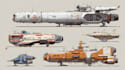 design spaceship, sci fi illustration and sci fi vehicle