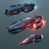draw high quality spaceship concept