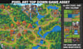 create 16 bit pixel art map tilemap rpg game world for your 2d game project