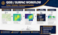create gis maps and a borehole siting