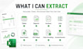 extract tables and structured data from PDF to excel or CSV