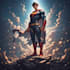 draw custom superhero character illustration