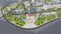 design large scale 3d commercial masterplan site plan layout real estate render