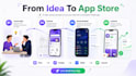 develop a custom cross platform mobile app using flutter or react native