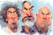 draw artistic cartoon caricatures