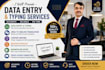 english urdu data entry typing content writing research articles advanced ms off