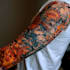 create aesthetic anime tattoo illustration