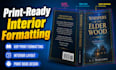 format your paperback or hardcover interior for kdp print ready