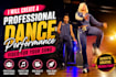 create a professional dance performance video for your song