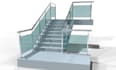 design 2d and 3d staircase, spiral and floating stairs with realistic rendering