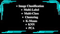 do classification, regression, clustering, data science, ml python