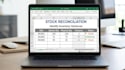 create an excel stock management system