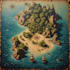 design an amazing vintage pirate treasure map
