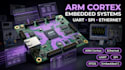 design embedded systems with uart spi ethernet communication and arm cortex