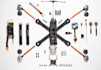 design custom fpv drone frame and high speed body kit