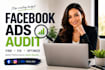 audit and optimize your facebook and meta ads campaigns