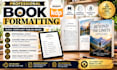 do amazon KDP book formatting, kindle ebook, paperback formatting, ingramspark