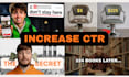 design high CTR youtube thumbnails and title concepts