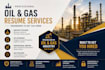 write a professional oil and gas resume and CV