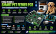 design a smart pet feeder pcb with embedded system and firmware