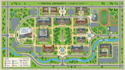 design a create campus map, university map and illustrated location