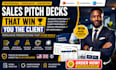 design business proposal pitch deck sales pitch presentation