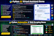 build python automation scripts, ai chatbots and voice assistants