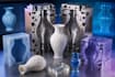 design 3d printable ceramic slip casting mold, pottery mold and clay casting