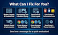 fix HTML CSS javascript bugs and responsive design issues